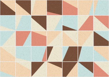 Soyut Geometrik Desen üretken hesaplama sanatı çizimi