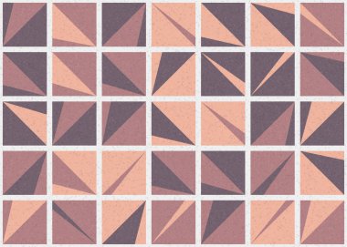 Soyut Geometrik Desen üretken hesaplama sanatı çizimi