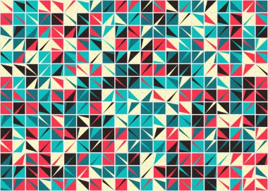 Soyut Geometrik Desen üretken hesaplama sanatı çizimi