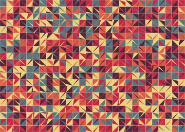 Soyut Geometrik Desen üretken hesaplama sanatı çizimi