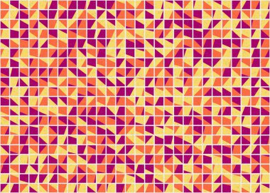 Soyut Geometrik Desen üretken hesaplama sanatı çizimi