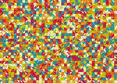 Soyut Geometrik Desen üretken hesaplama sanatı çizimi