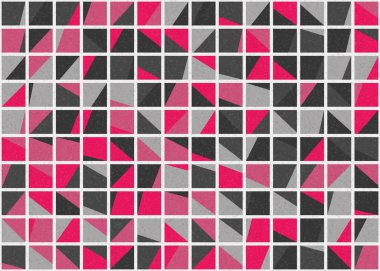 Soyut Geometrik Desen üretken hesaplama sanatı çizimi