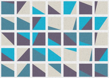 Soyut Geometrik Desen üretken hesaplama sanatı çizimi