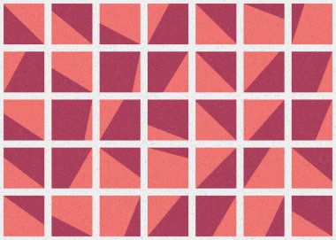 Soyut Geometrik Desen üretken hesaplama sanatı çizimi