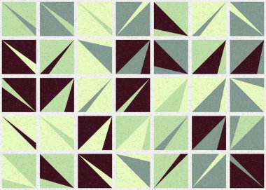 Soyut Geometrik Desen üretken hesaplama sanatı çizimi