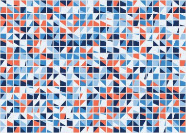 Soyut Geometrik Desen üretken hesaplama sanatı çizimi