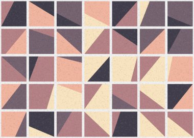 Soyut Geometrik Desen üretken hesaplama sanatı çizimi