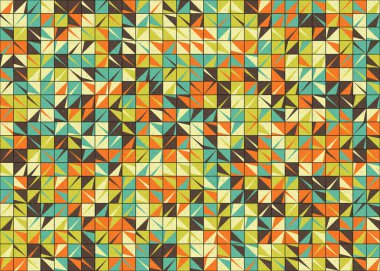 Soyut Geometrik Desen üretken hesaplama sanatı çizimi