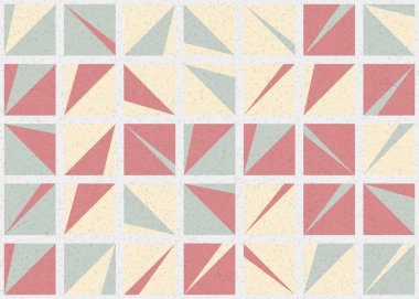 Soyut Geometrik Desen üretken hesaplama sanatı çizimi