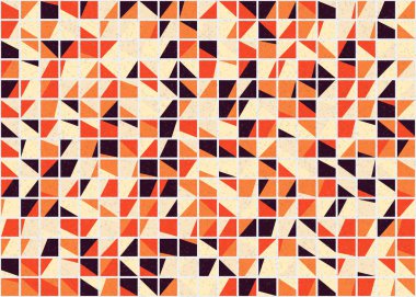 Soyut Geometrik Desen üretken hesaplama sanatı çizimi