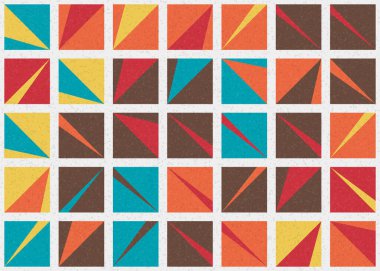 Soyut Geometrik Desen üretken hesaplama sanatı çizimi