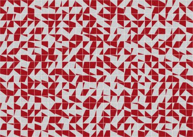 Soyut Geometrik Desen üretken hesaplama sanatı çizimi