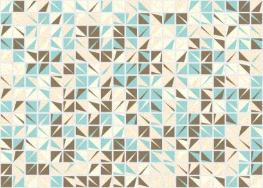 Soyut Geometrik Desen üretken hesaplama sanatı çizimi