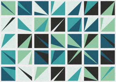 Soyut Geometrik Desen üretken hesaplama sanatı çizimi