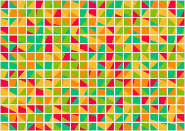 Soyut Geometrik Desen üretken hesaplama sanatı çizimi