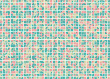 Soyut Geometrik Desen üretken hesaplama sanatı çizimi