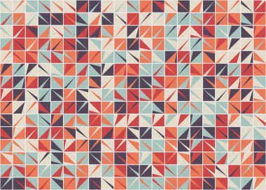 Soyut Geometrik Desen üretken hesaplama sanatı çizimi