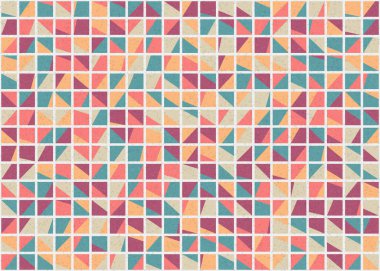 Soyut Geometrik Desen üretken hesaplama sanatı çizimi