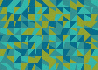 Soyut Geometrik Desen üretken hesaplama sanatı çizimi