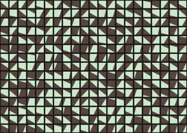 Soyut Geometrik Desen üretken hesaplama sanatı çizimi