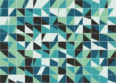 Soyut Geometrik Desen üretken hesaplama sanatı çizimi