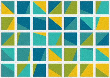 Soyut Geometrik Desen üretken hesaplama sanatı çizimi