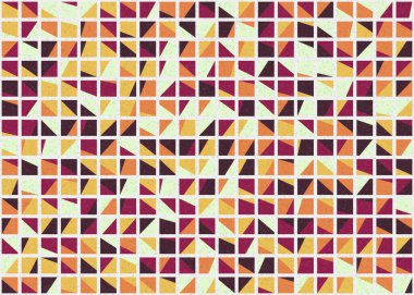 Soyut Geometrik Desen üretken hesaplama sanatı çizimi