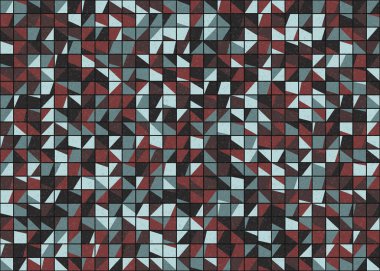 Soyut Geometrik Desen üretken hesaplama sanatı çizimi