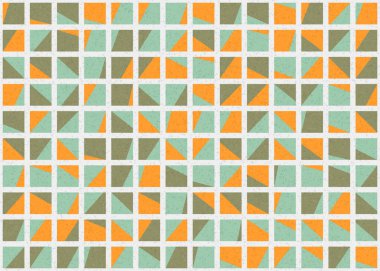 Soyut Geometrik Desen üretken hesaplama sanatı çizimi