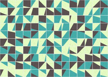 Soyut Geometrik Desen üretken hesaplama sanatı çizimi