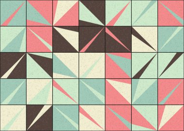 Soyut Geometrik Desen üretken hesaplama sanatı çizimi