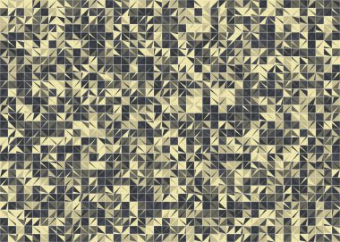 Soyut Geometrik Desen üretken hesaplama sanatı çizimi