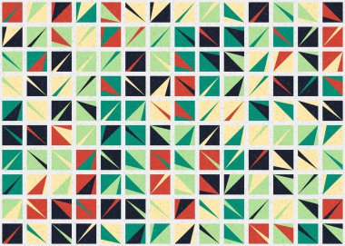 Soyut Geometrik Desen üretken hesaplama sanatı çizimi