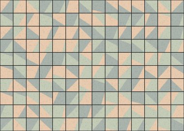 Soyut Geometrik Desen üretken hesaplama sanatı çizimi