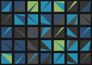 Soyut Geometrik Desen üretken hesaplama sanatı çizimi
