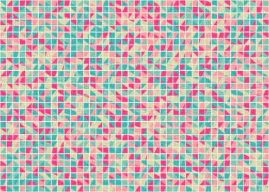 Soyut Geometrik Desen üretken hesaplama sanatı çizimi