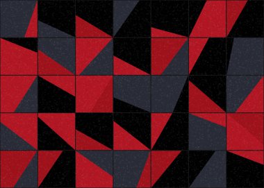 Soyut Geometrik Desen üretken hesaplama sanatı çizimi