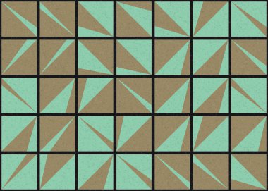 Soyut Geometrik Desen üretken hesaplama sanatı çizimi