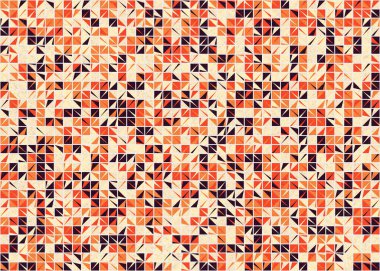 Soyut Geometrik Desen üretken hesaplama sanatı çizimi