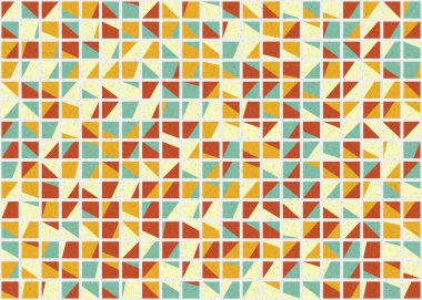 Soyut Geometrik Desen üretken hesaplama sanatı çizimi