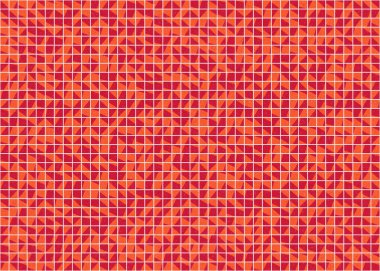 Soyut Geometrik Desen üretken hesaplama sanatı çizimi