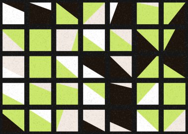 Soyut Geometrik Desen üretken hesaplama sanatı çizimi