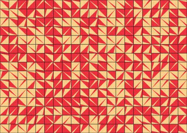 Soyut Geometrik Desen üretken hesaplama sanatı çizimi