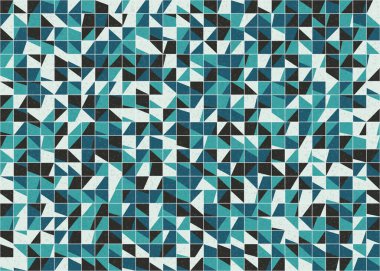 Soyut Geometrik Desen üretken hesaplama sanatı çizimi