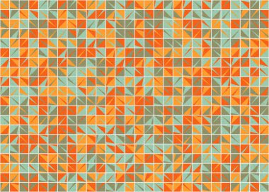 Soyut Geometrik Desen üretken hesaplama sanatı çizimi