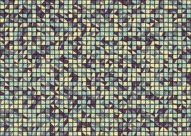 Soyut Geometrik Desen üretken hesaplama sanatı çizimi