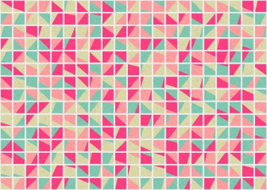 Soyut Geometrik Desen üretken hesaplama sanatı çizimi