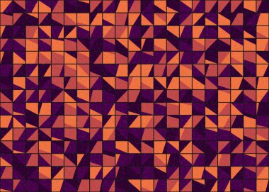 Soyut Geometrik Desen üretken hesaplama sanatı çizimi