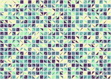 Soyut Geometrik Desen üretken hesaplama sanatı çizimi